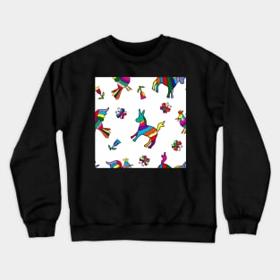 Rainbow Animals Crewneck Sweatshirt